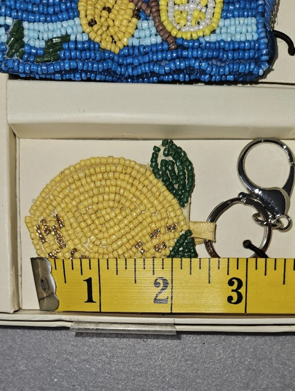 Sol & Mer Viral Beaded Lemon Coin Purse & Purse Charm Set – NWT | Cottagecore